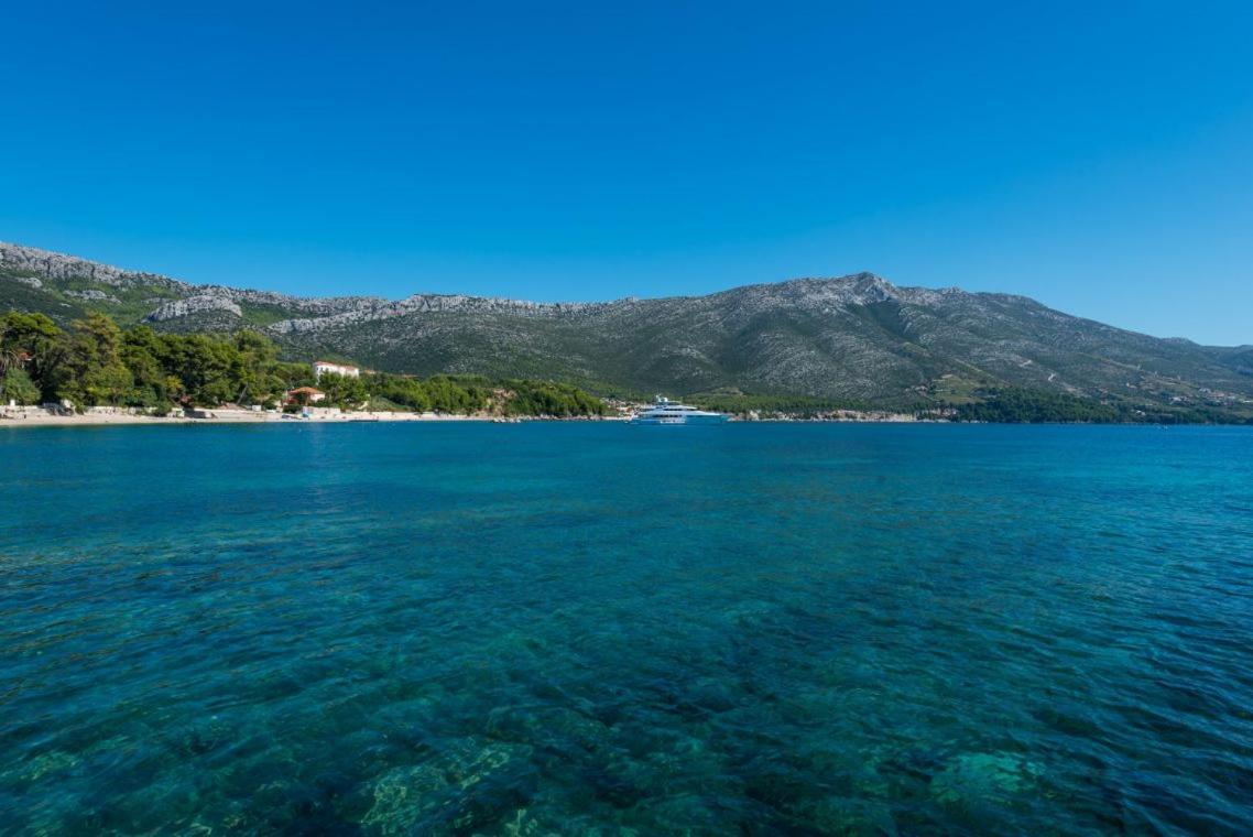 Luxury Beachfront Villa Mare With Private Pool At The Beach Orebic - Peljesac ภายนอก รูปภาพ